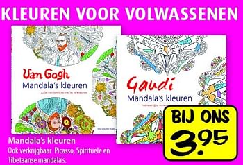 Aanbiedingen Mandala`s kleuren ook verkrijgbaar picasso - Huismerk - Boekenvoordeel - Geldig van 25/02/2015 tot 15/03/2015 bij Boekenvoordeel
