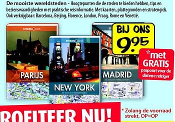Aanbiedingen De mooiste wereldsteden - hoogtepunten - Huismerk - Boekenvoordeel - Geldig van 25/02/2015 tot 15/03/2015 bij Boekenvoordeel