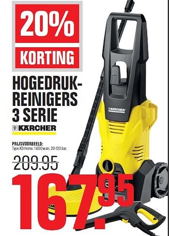 Aanbiedingen Hogedrukreinigers 3 serie - Kärcher - Geldig van 23/02/2015 tot 08/03/2015 bij Fixet