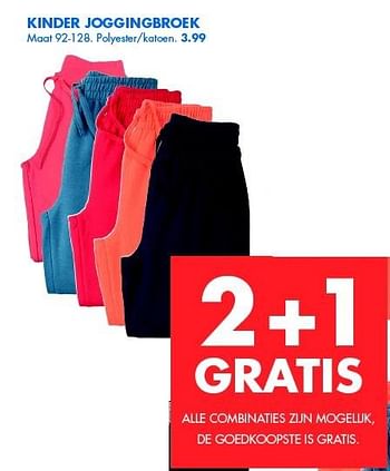 Aanbiedingen Kinder joggingbroek - Huismerk - Zeeman  - Geldig van 28/02/2015 tot 14/03/2015 bij Zeeman