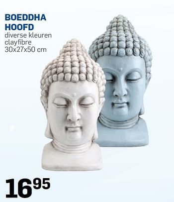 Aanbiedingen Boeddha hoofd diverse kleuren clayfibre - Huismerk - Action - Geldig van 23/02/2015 tot 29/03/2015 bij Action