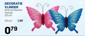 Aanbiedingen Decoratie vlinder - Huismerk - Action - Geldig van 23/02/2015 tot 29/03/2015 bij Action