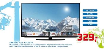 Aanbiedingen Samsung full hd led tv - Samsung - Geldig van 23/02/2015 tot 08/03/2015 bij BCC