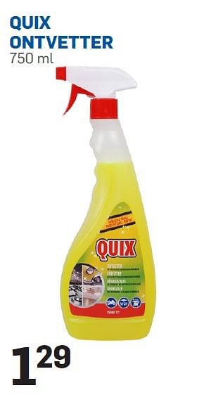 Aanbiedingen Quix ontvetter - QUIX - Geldig van 25/02/2015 tot 29/03/2015 bij Action