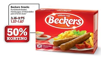 Aanbiedingen Beckers snacks - Beckers - Geldig van 01/03/2015 tot 07/03/2015 bij Em-té