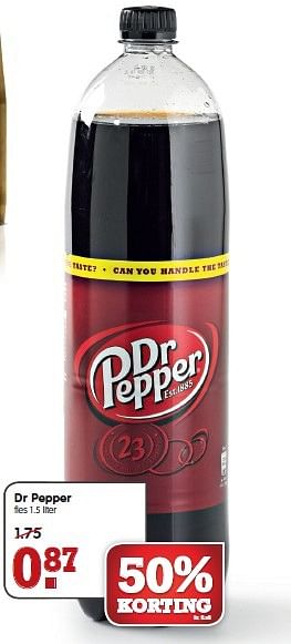 Aanbiedingen Dr pepper - Dr. Pepper - Geldig van 01/03/2015 tot 07/03/2015 bij Em-té