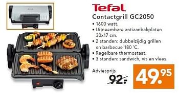 Tefal Tefal contactgrill gc2050 - Promotie Blokker