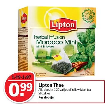 Aanbiedingen Lipton thee - Lipton - Geldig van 01/03/2015 tot 07/03/2015 bij Plus