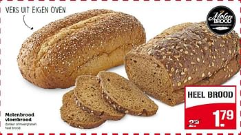 Aanbiedingen Molenbrood vloerbrood donker of meergranen heel brood - Huismerk - Coop - Geldig van 02/03/2015 tot 07/03/2015 bij Coop