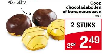 Aanbiedingen Coop chocoladebollen of bananensoezen - Huismerk - Coop - Geldig van 02/03/2015 tot 07/03/2015 bij Coop