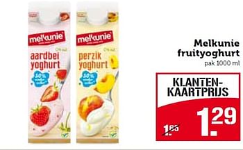 Aanbiedingen Melkunie fruityoghurt - Melkunie - Geldig van 02/03/2015 tot 07/03/2015 bij Coop