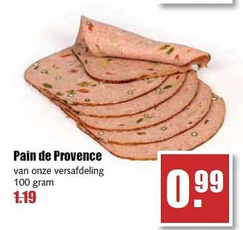 Aanbiedingen Pain de provence van onze versafdeling - Huismerk - MCD Supermarkten - Geldig van 02/03/2015 tot 07/03/2015 bij MCD Supermarkten