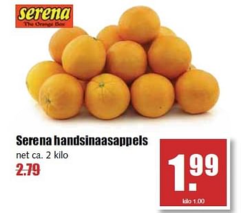 Aanbiedingen Serena handsinaasappels - Huismerk - MCD Supermarkten - Geldig van 02/03/2015 tot 07/03/2015 bij MCD Supermarkten