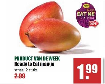 Aanbiedingen Ready to eat mango - Eat Me - Geldig van 02/03/2015 tot 07/03/2015 bij MCD Supermarkten