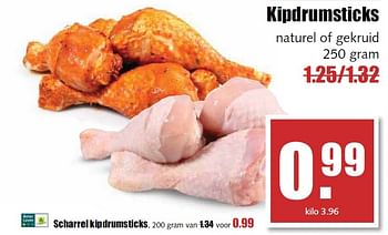 Aanbiedingen Kipdrumsticks naturel of gekruid - Huismerk - MCD Supermarkten - Geldig van 02/03/2015 tot 07/03/2015 bij MCD Supermarkten