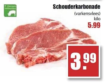 Aanbiedingen Schouderkarbonade - Huismerk - MCD Supermarkten - Geldig van 02/03/2015 tot 07/03/2015 bij MCD Supermarkten