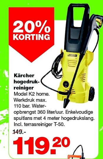 Aanbiedingen Kärcher hogedruk­ reiniger - Kärcher - Geldig van 02/03/2015 tot 08/03/2015 bij Praxis