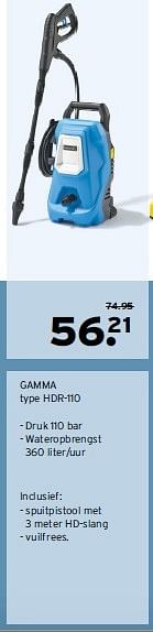 Aanbiedingen Gamma hdr-110 - Huismerk - Gamma - Geldig van 02/03/2015 tot 08/03/2015 bij Gamma