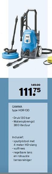 Aanbiedingen Gamma hdr-130 - Huismerk - Gamma - Geldig van 02/03/2015 tot 08/03/2015 bij Gamma