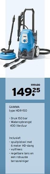Aanbiedingen Gamma hdr-150 - Huismerk - Gamma - Geldig van 02/03/2015 tot 08/03/2015 bij Gamma