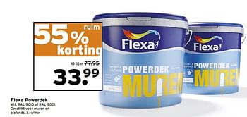 Aanbiedingen Flexa powerdek - Flexa - Geldig van 02/03/2015 tot 08/03/2015 bij Gamma