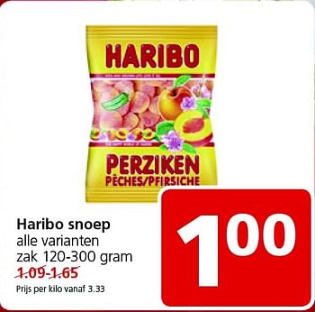 Aanbiedingen Haribo snoep - Haribo - Geldig van 02/03/2015 tot 08/03/2015 bij Jan Linders