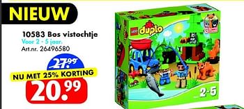 Aanbiedingen 10583 bos vistochtje - Lego - Geldig van 28/02/2015 tot 15/03/2015 bij Bart Smit