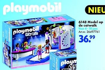 Aanbiedingen 6148 model op de catwalk - Playmobil - Geldig van 28/02/2015 tot 15/03/2015 bij Bart Smit