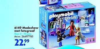 Aanbiedingen 6149 modeshow met fotograaf - Playmobil - Geldig van 28/02/2015 tot 15/03/2015 bij Bart Smit