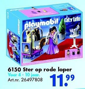 Aanbiedingen 6150 ster op rode loper - Playmobil - Geldig van 28/02/2015 tot 15/03/2015 bij Bart Smit