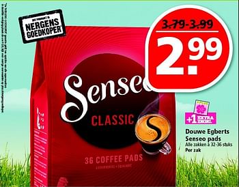 Aanbiedingen Douwe egberts senseo pads - Douwe Egberts - Geldig van 08/03/2015 tot 14/03/2015 bij Plus