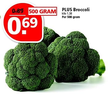 Aanbiedingen Plus broccoli - Huismerk - Plus - Geldig van 08/03/2015 tot 14/03/2015 bij Plus