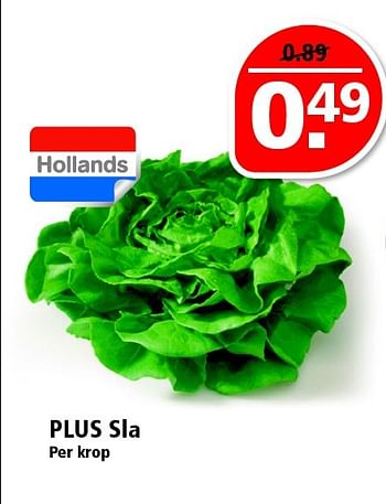 Aanbiedingen Plus sla - Huismerk - Plus - Geldig van 08/03/2015 tot 14/03/2015 bij Plus