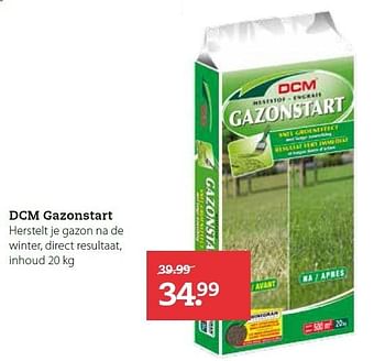 Aanbiedingen Dcm gazonstart herstelt je gazon na de winter, direct resultaat - DCM - Geldig van 02/03/2015 tot 15/03/2015 bij Boerenbond