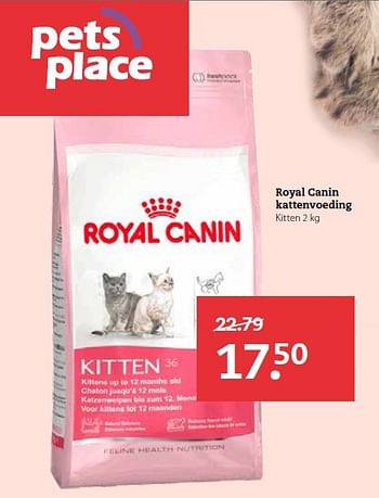Aanbiedingen Royal canin kattenvoeding - Royal Canin - Geldig van 02/03/2015 tot 15/03/2015 bij Pets Place
