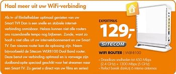 Aanbiedingen Sitecom wifi router wlr-8100 - Sitecom - Geldig van 09/03/2015 tot 15/03/2015 bij Expert