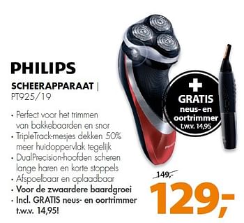 Aanbiedingen Philips scheerapparaat pt925-19 - Philips - Geldig van 09/03/2015 tot 15/03/2015 bij Expert