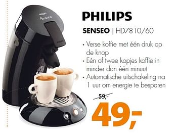 Aanbiedingen Philips senseo hd7810-60 - Philips - Geldig van 09/03/2015 tot 15/03/2015 bij Expert