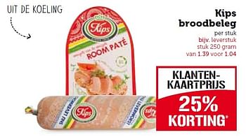 Aanbiedingen Kips broodbeleg - Kips - Geldig van 09/03/2015 tot 15/03/2015 bij Coop