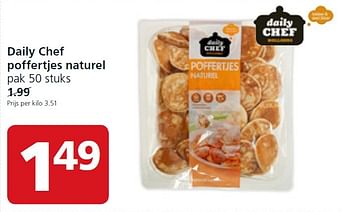 Aanbiedingen Daily chef poffertjes naturel - Daily chef - Geldig van 09/03/2015 tot 15/03/2015 bij Jan Linders