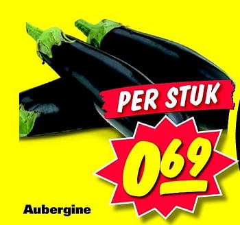 Aanbiedingen Aubergine - Huismerk - Nettorama - Geldig van 09/03/2015 tot 15/03/2015 bij Nettorama