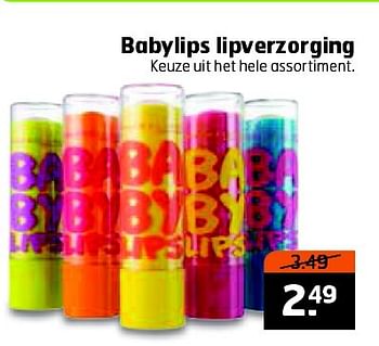 Aanbiedingen Babylips lipverzorging - Babylips - Geldig van 10/03/2015 tot 15/03/2015 bij Trekpleister