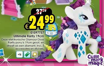 Aanbiedingen Ulitimate rarity 19cm - My Little Pony - Geldig van 14/03/2015 tot 05/04/2015 bij ToyChamp