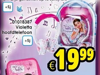 Aanbiedingen Violetta hoofdtelefoon - Violetta - Geldig van 14/03/2015 tot 05/04/2015 bij ToyChamp
