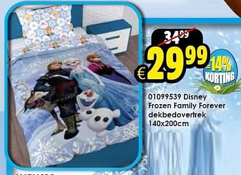 Aanbiedingen Disney frozen family forever dekbedovertrek - Disney  Frozen - Geldig van 14/03/2015 tot 05/04/2015 bij ToyChamp