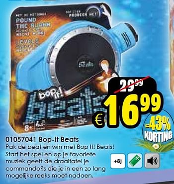 Aanbiedingen Bop-it beats - Hasbro - Geldig van 14/03/2015 tot 05/04/2015 bij ToyChamp