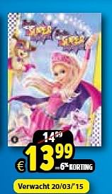 Aanbiedingen Barbie in super prinses - Huismerk - Toychamp - Geldig van 14/03/2015 tot 05/04/2015 bij ToyChamp
