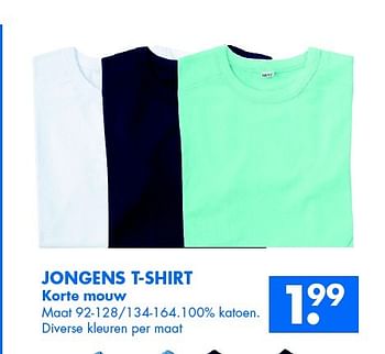 Aanbiedingen Jongens t-shirt - Huismerk - Zeeman  - Geldig van 14/03/2015 tot 21/03/2015 bij Zeeman
