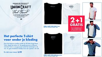 Aanbiedingen Het perfecte t-shirt voor onder je kleding - Huismerk - Zeeman  - Geldig van 14/03/2015 tot 21/03/2015 bij Zeeman