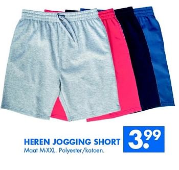 Aanbiedingen Heren jogging short - Huismerk - Zeeman  - Geldig van 14/03/2015 tot 21/03/2015 bij Zeeman